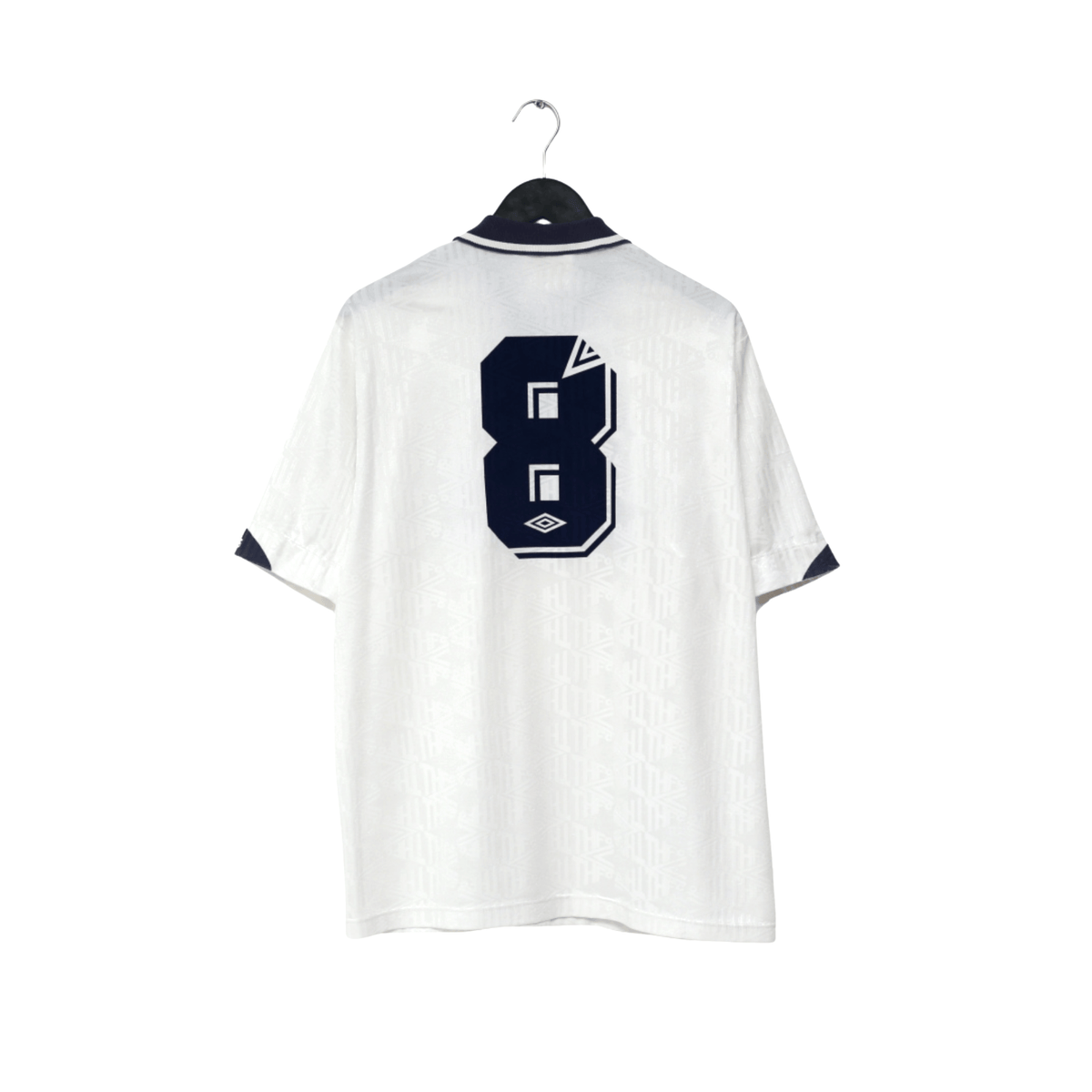 1991/93 Gascoigne #8 Tottenham Hotspur Vintage Umbro Home Football Shirt (XL)