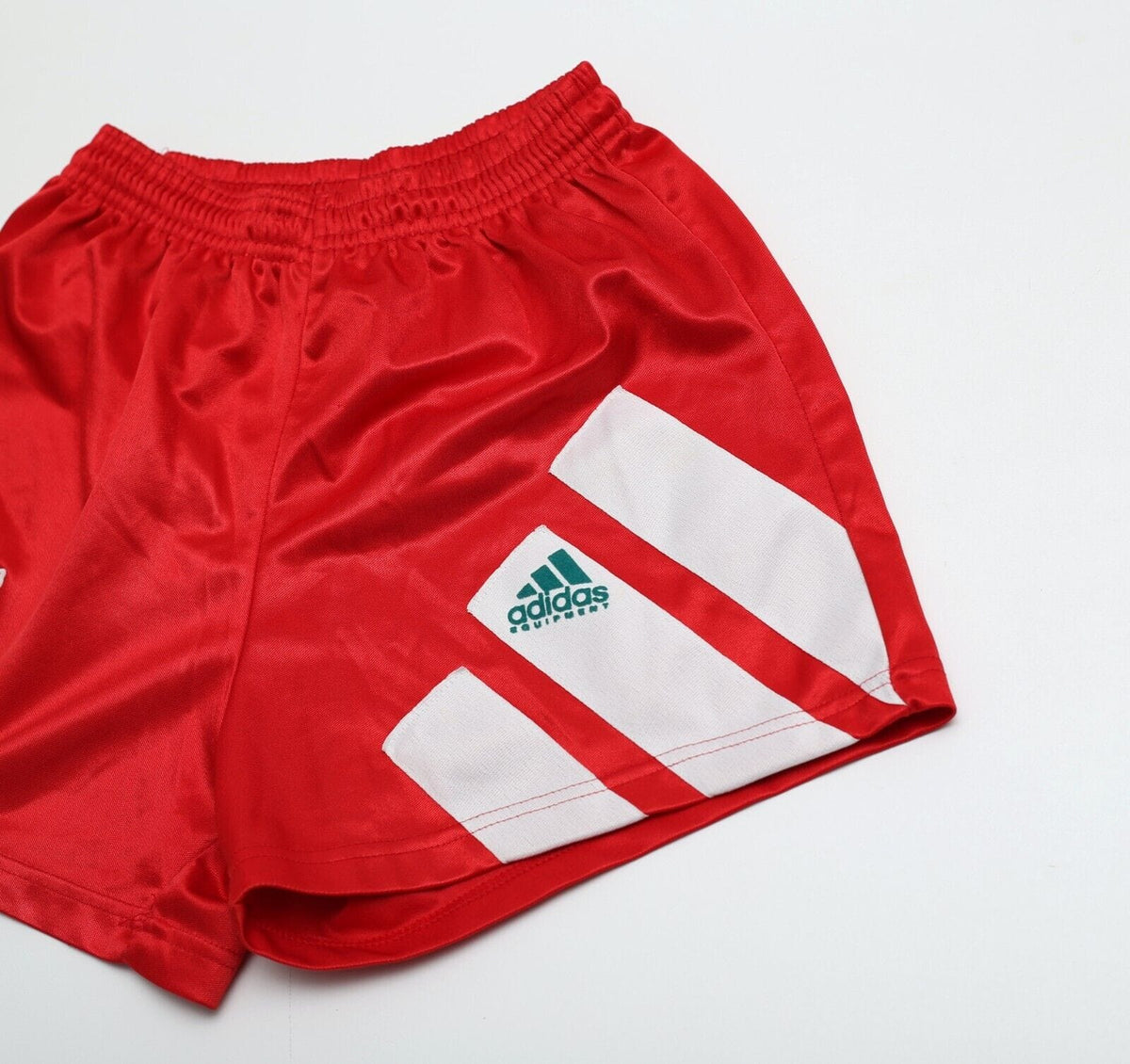 1991/93 LIVERPOOL Vintage adidas Equipment Home Football Shorts (XS) (28" Waist)