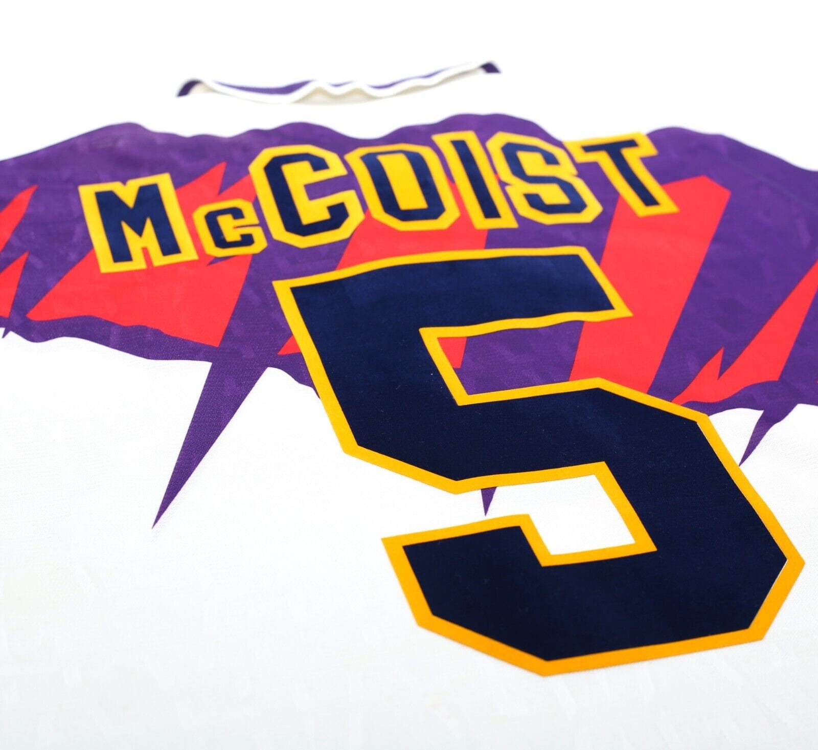 1991/93 McCOIST #5 Scotland Euro 92 Umbro Away Football Shirt (XL) Rangers