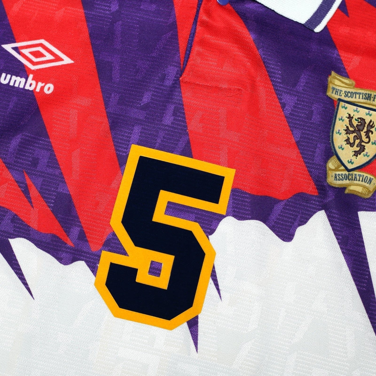 1991/93 McCoist #5 Scotland Vintage Umbro Away Football Shirt (L) Euro 92