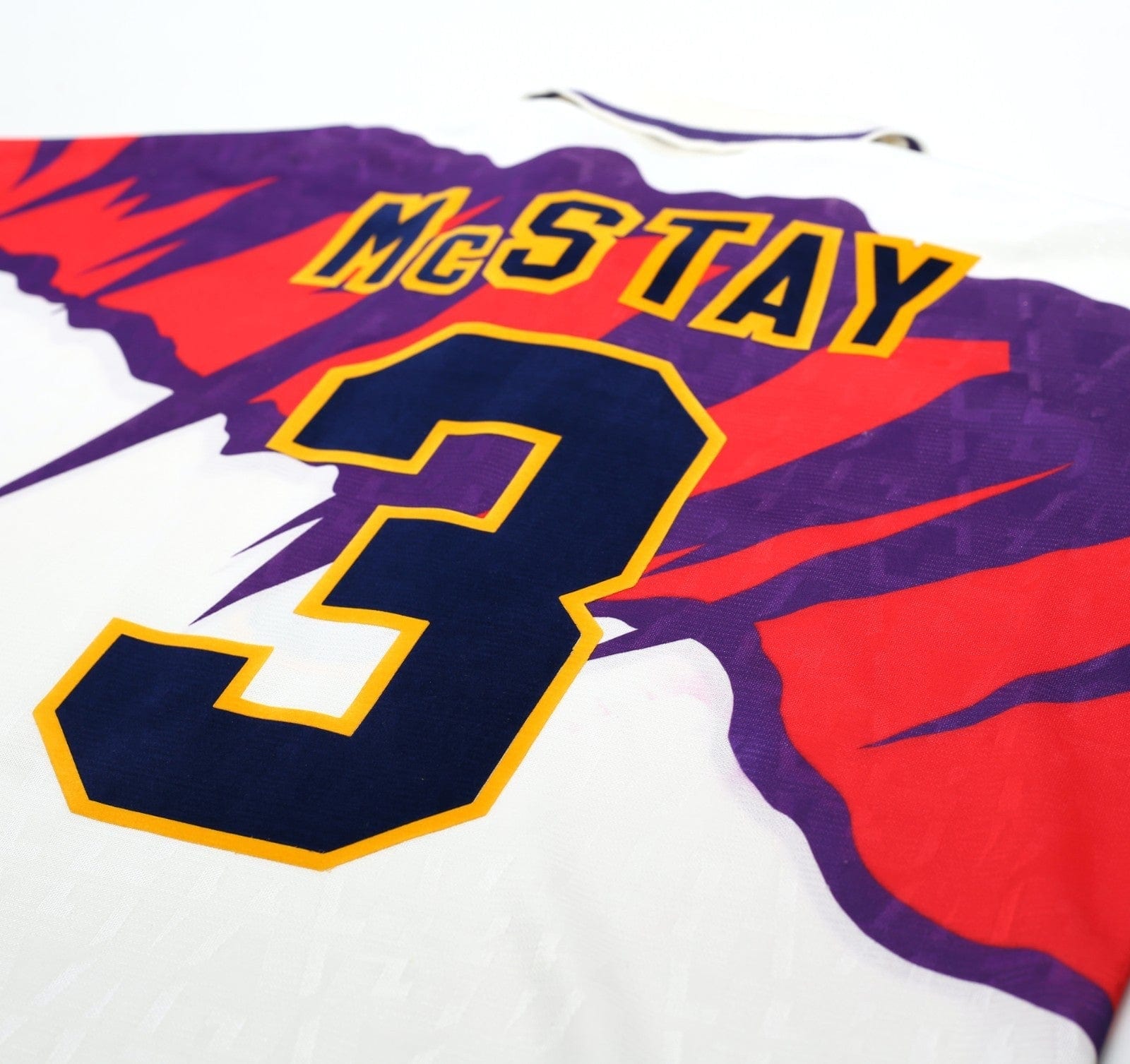 1991/93 McSTAY #3 Scotland Vintage Umbro Euro 92 Away Football Shirt (L) Celtic