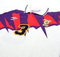 1991/93 McSTAY #3 Scotland Vintage Umbro Euro 92 Away Football Shirt (L) Celtic