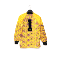 1991/93 TOTTENHAM HOTSPUR #1 Vintage Umbro Goalkeeper Football Shirt (S) GK