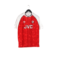 1991/93 Wright #8 Arsenal Retro adidas Originals Home Football Shirt (M)