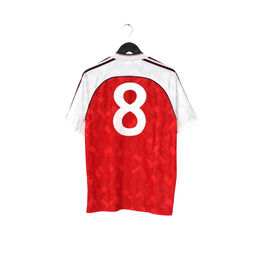 1991/93 Wright #8 Arsenal Retro adidas Originals Home Football Shirt (M)