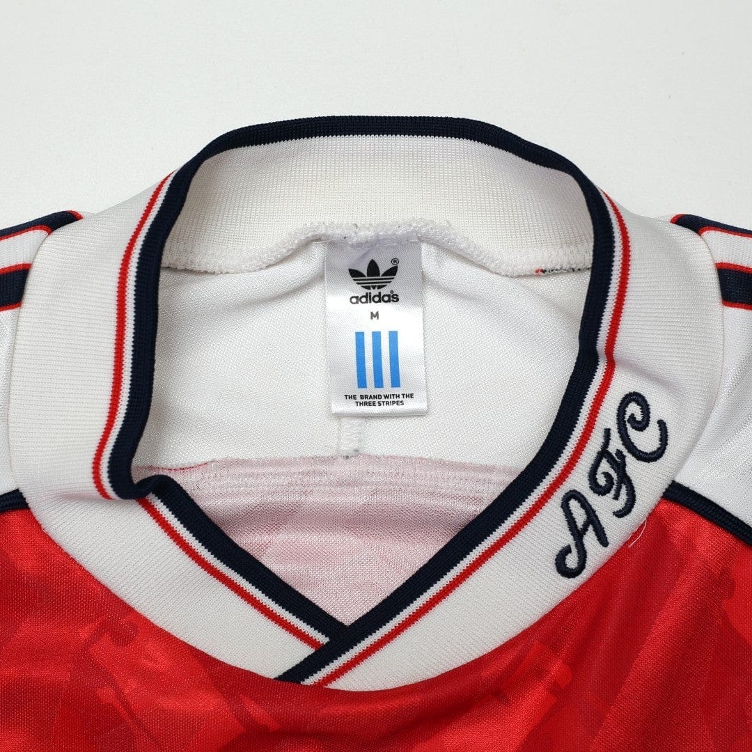 1991/93 Wright #8 Arsenal Retro adidas Originals Home Football Shirt (M)