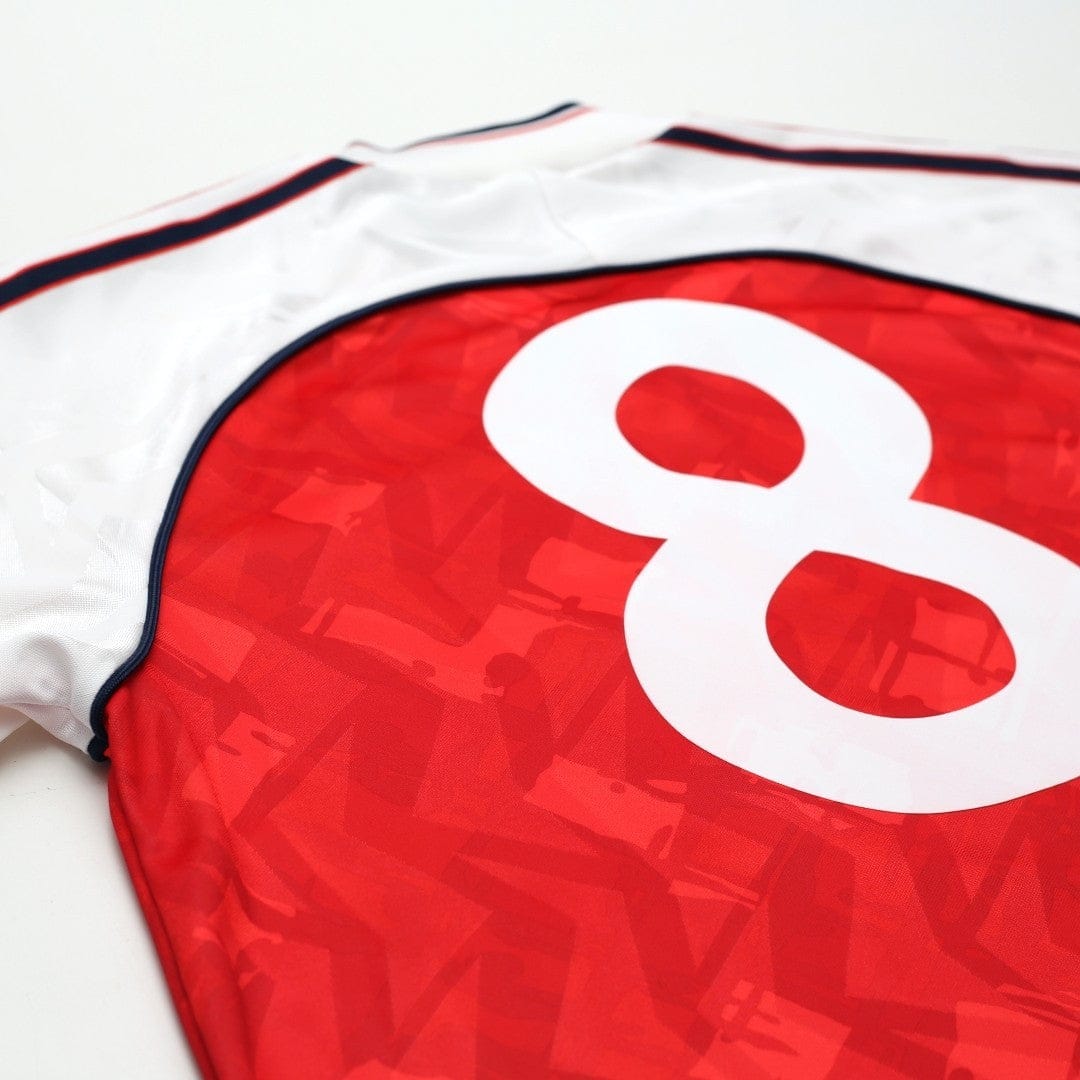 1991/93 Wright #8 Arsenal Retro adidas Originals Home Football Shirt (M)