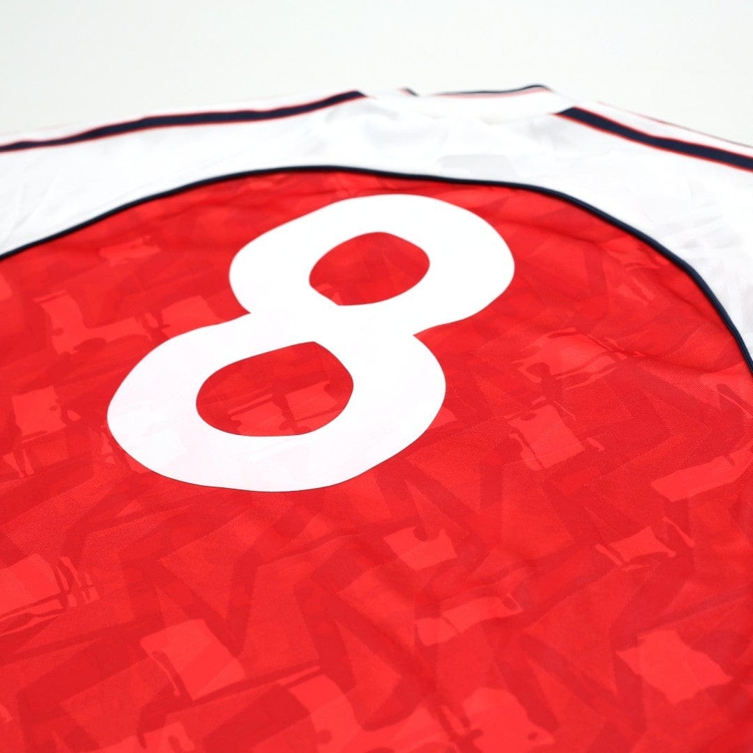 1991/93 Wright #8 Arsenal Retro adidas Originals Home Football Shirt (M)