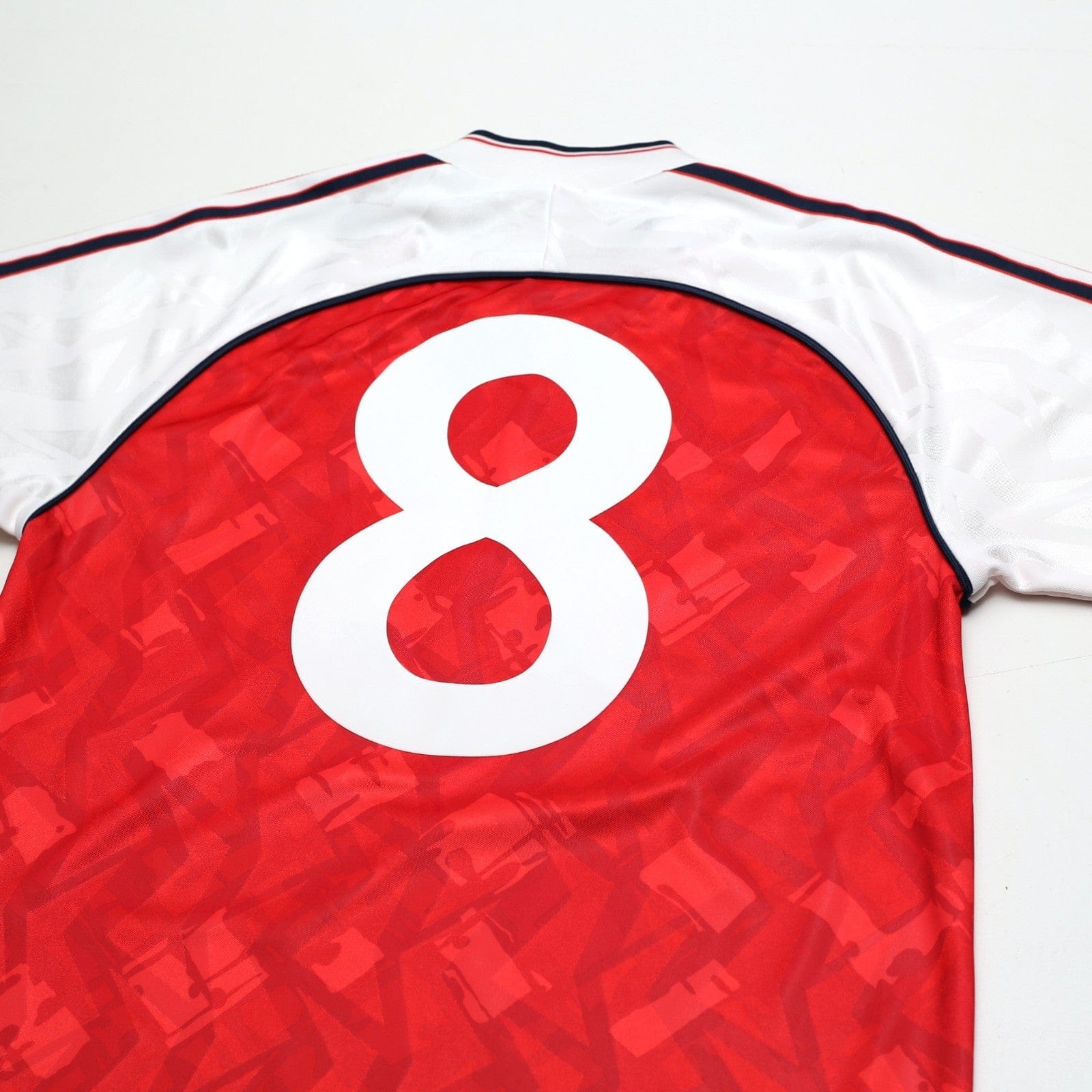 1991/93 Wright #8 Arsenal Retro adidas Originals Home Football Shirt (S)