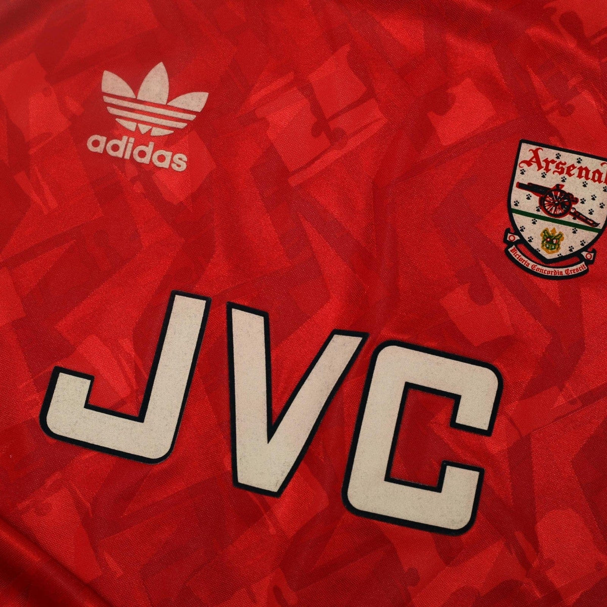 1991/93 Wright #8 Arsenal Retro adidas Originals Home Football Shirt (S)