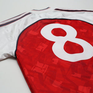 1991/93 Wright #8 Arsenal Retro adidas Originals Home Football Shirt (S)