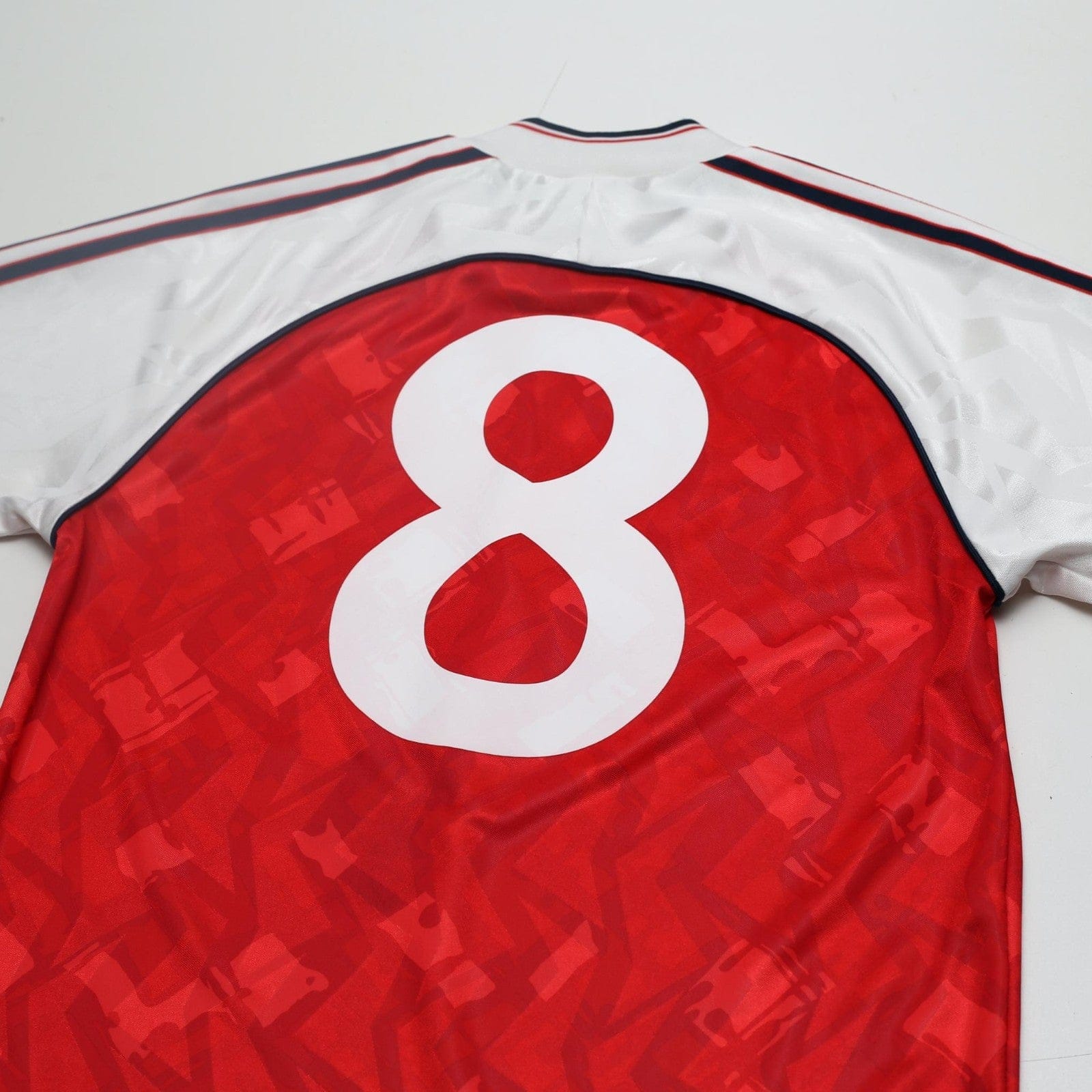 1991/93 Wright #8 Arsenal Retro adidas Originals Home Football Shirt (S)