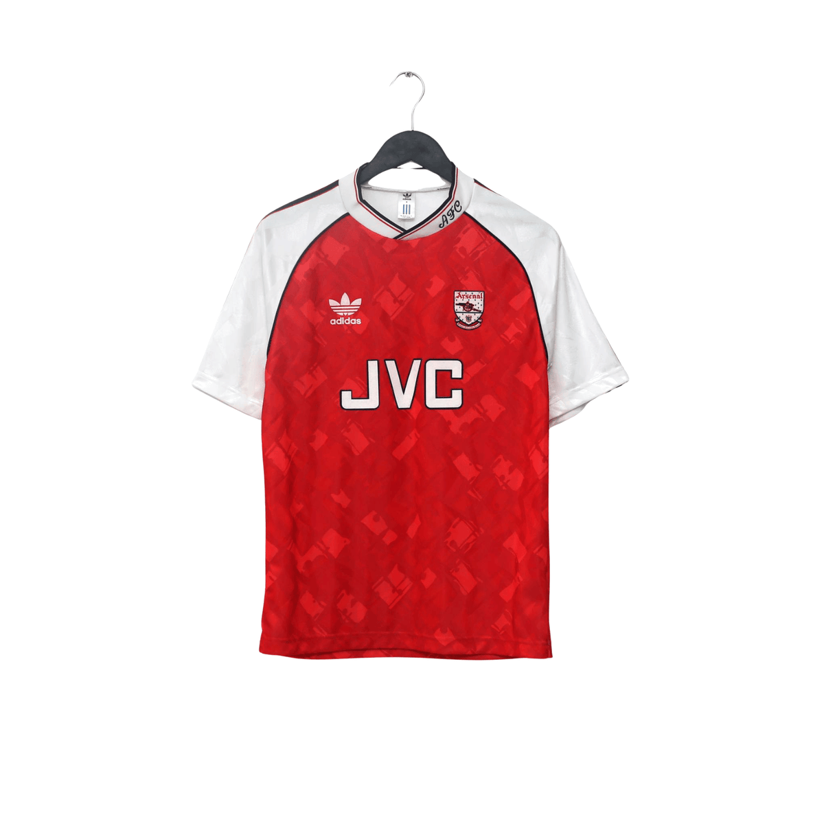 1991/93 Wright #8 Arsenal Retro adidas Originals Home Football Shirt (S)