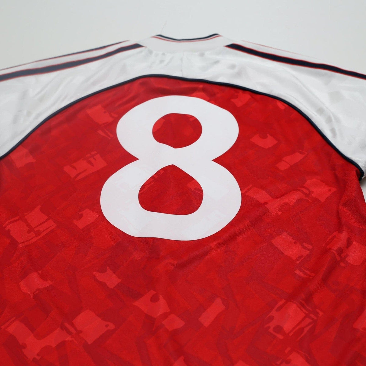 1991/93 Wright #8 Arsenal Retro adidas Originals Home Football Shirt (S)
