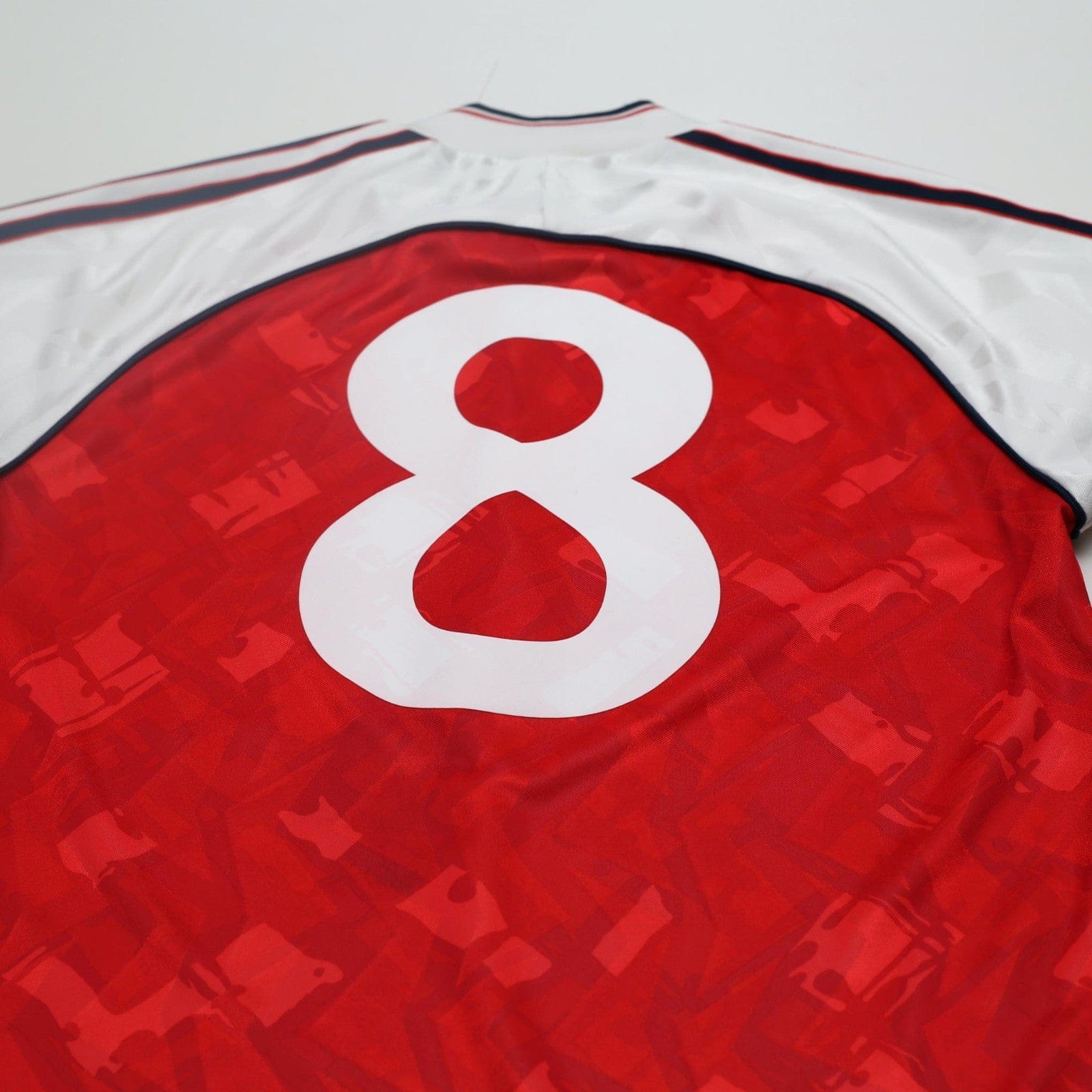 1991/93 Wright #8 Arsenal Retro adidas Originals Home Football Shirt (S)