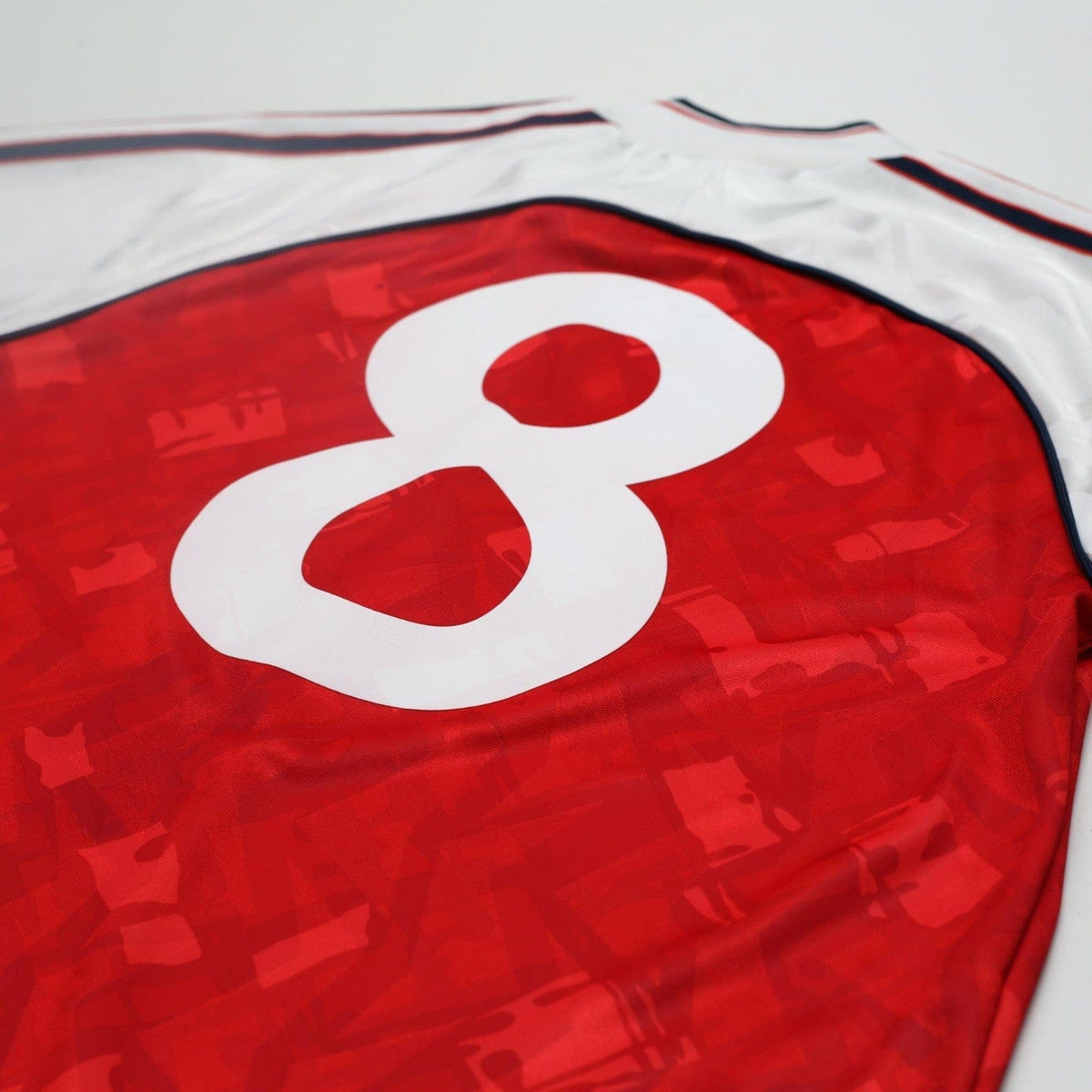 1991/93 Wright #8 Arsenal Retro adidas Originals Home Football Shirt (S)
