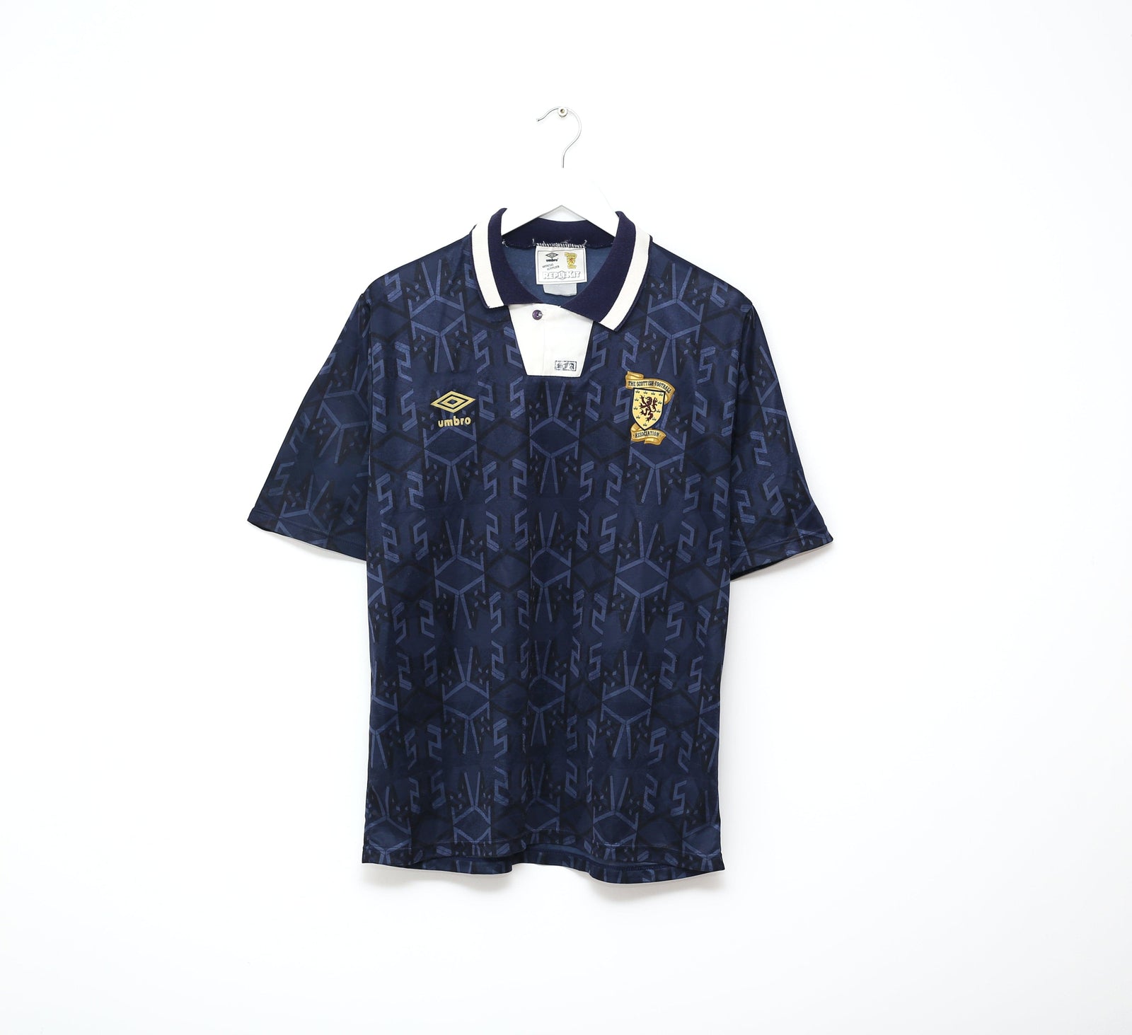 1991/94 SCOTLAND Vintage Umbro Home Football Shirt Jersey (M)