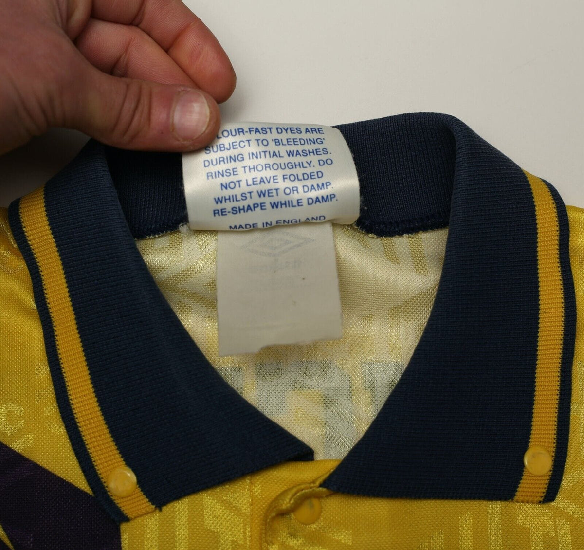 1991/95 KLINSMANN #18 Tottenham Hotspur Vintage Umbro Away Football Shirt (L)