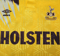1991/95 KLINSMANN #18 Tottenham Hotspur Vintage Umbro Away Football Shirt (L)