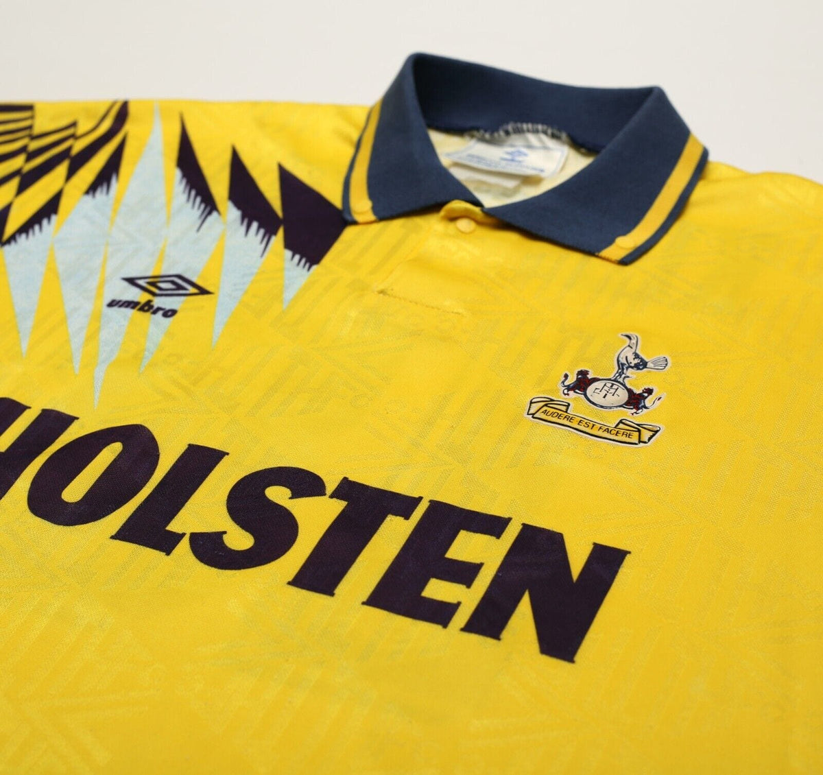 1991/95 KLINSMANN #18 Tottenham Hotspur Vintage Umbro Away Football Shirt (L)