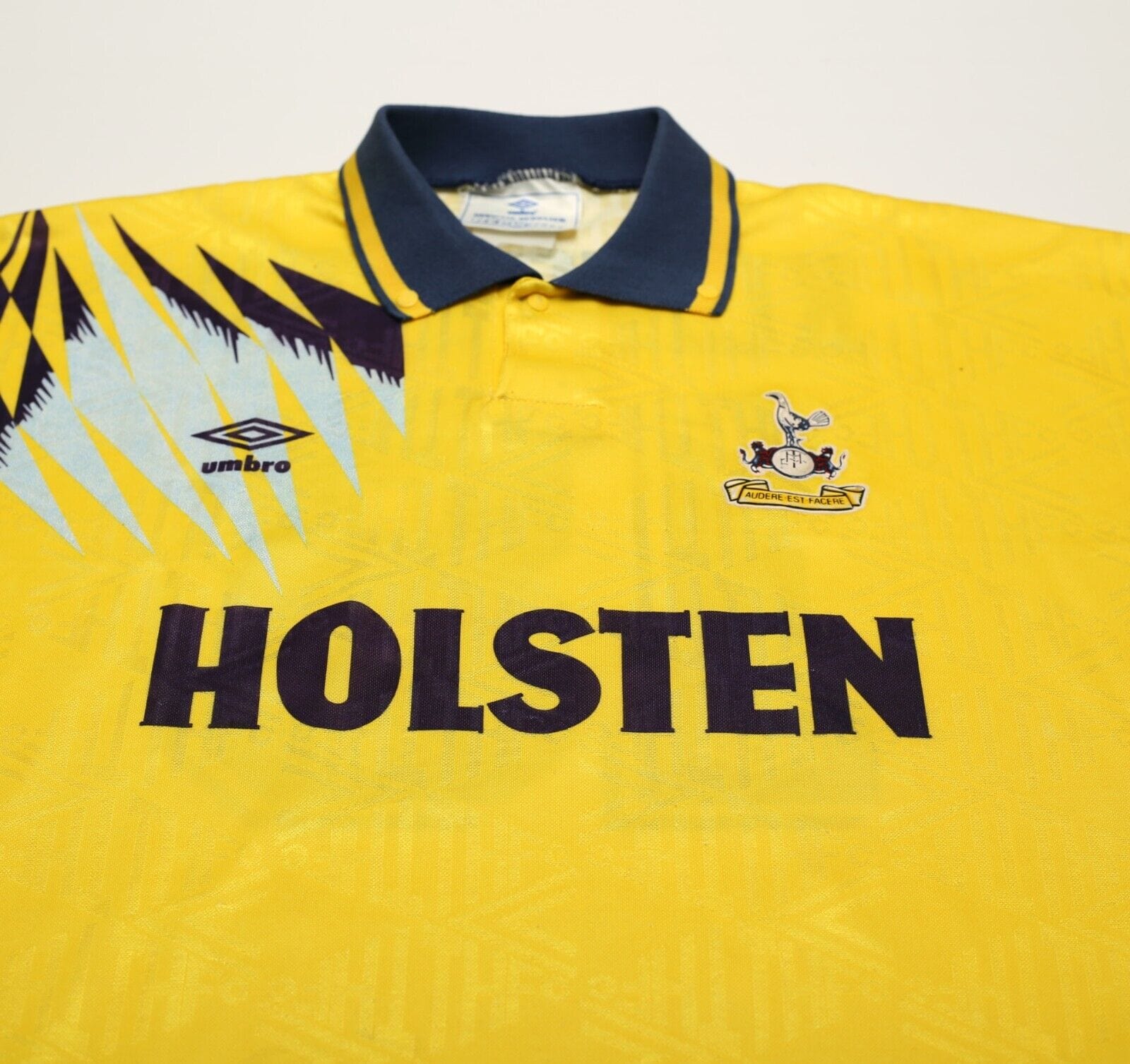 1991/95 KLINSMANN #18 Tottenham Hotspur Vintage Umbro Away Football Shirt (L)