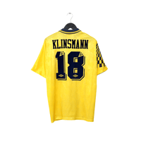 1991/95 KLINSMANN #18 Tottenham Hotspur Vintage Umbro Away Football Shirt (L)