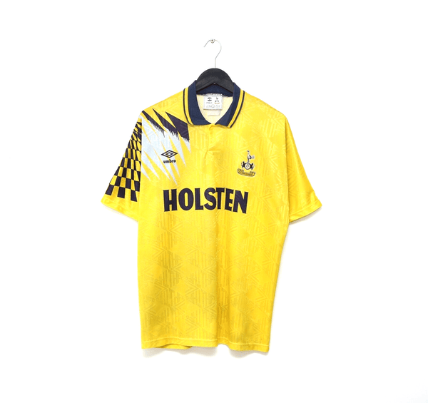 1991/95 Tottenham Hotspur Vintage Umbro Away Football Shirt (L