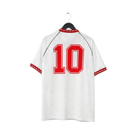1991 Hughes #10 Manchester United adidas Cup Winners Cup Football Shirt (L)