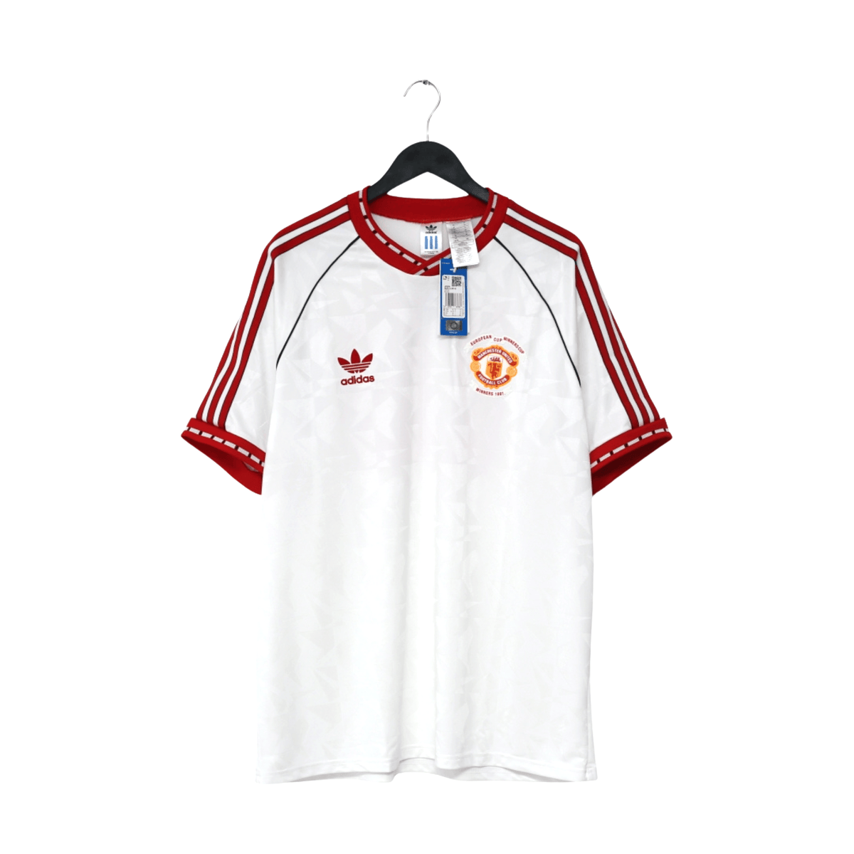 1991 Hughes #10 Manchester United adidas Cup Winners Cup Football Shirt XL BNWT
