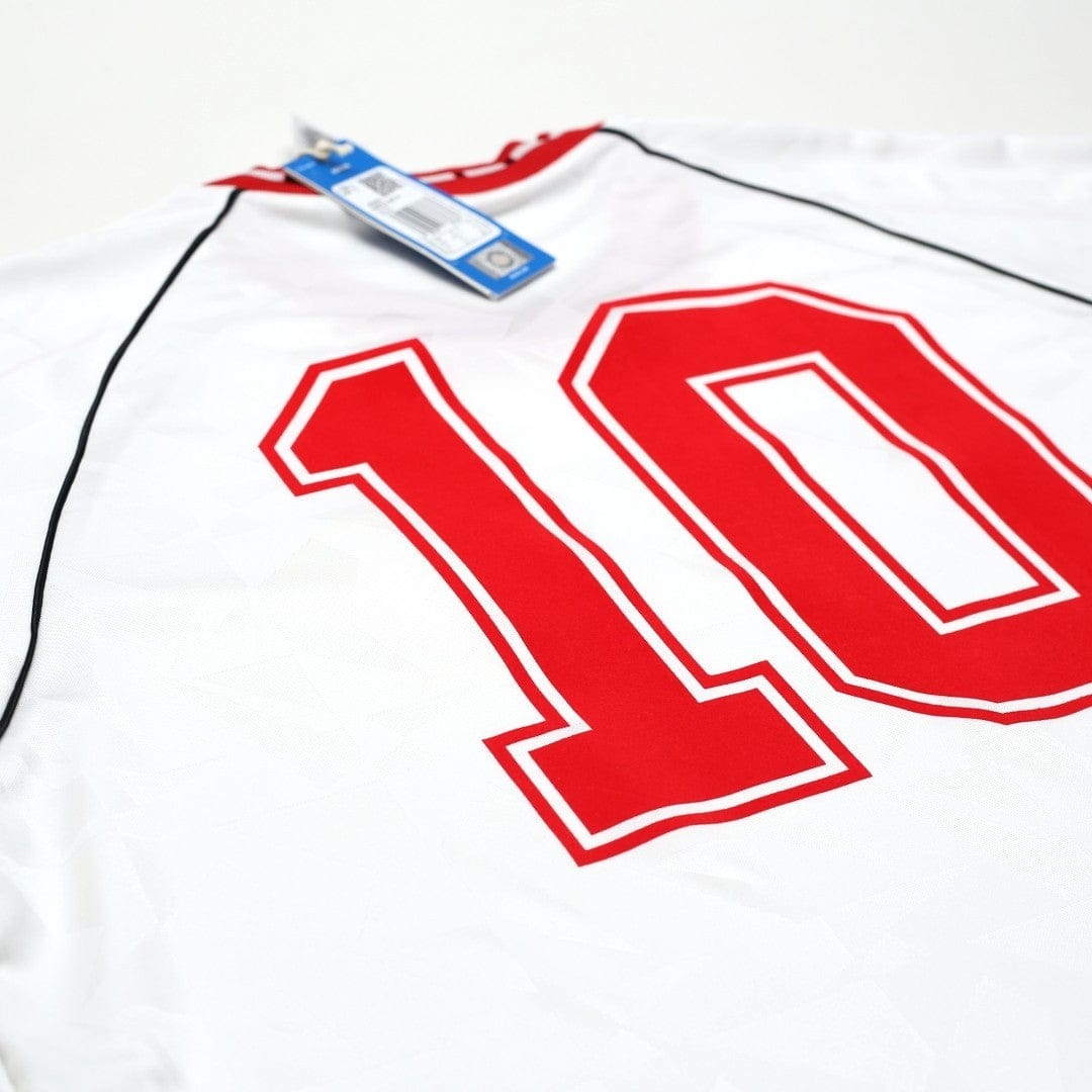 1991 Hughes #10 Manchester United adidas Cup Winners Cup Football Shirt XL BNWT