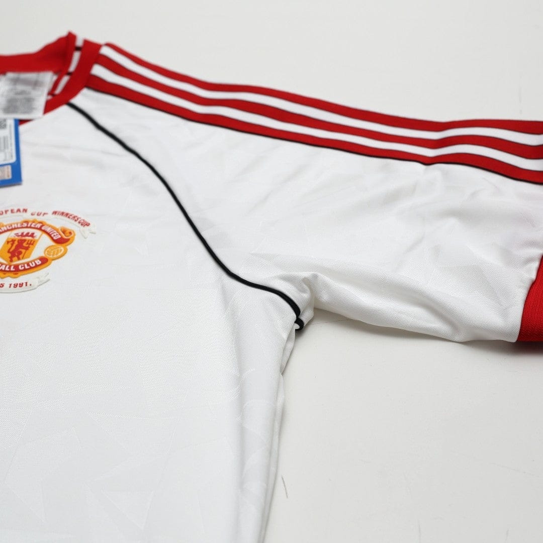 1991 Hughes #10 Manchester United adidas Cup Winners Cup Football Shirt XL BNWT