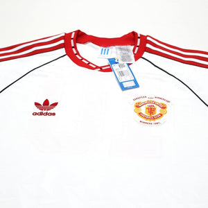 1991 Hughes #10 Manchester United adidas Cup Winners Cup Football Shirt XL BNWT