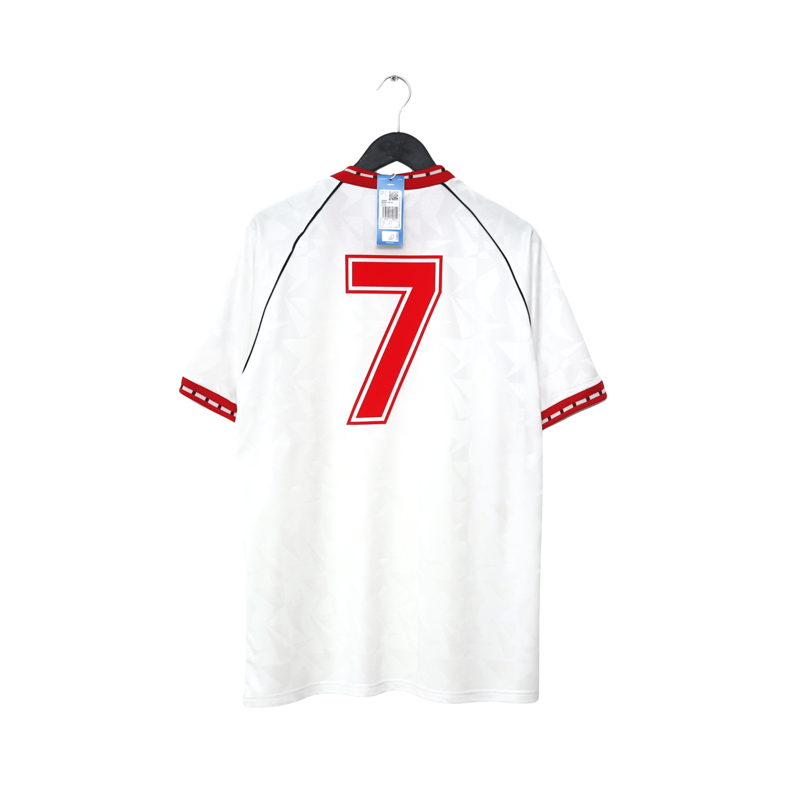 1991 Robson #7 Manchester United adidas Cup Winners Cup Football Shirt (L) BNWT