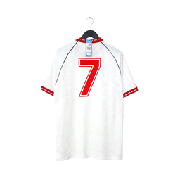 1991 Robson #7 Manchester United adidas Cup Winners Cup Football Shirt (L) BNWT