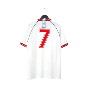 1991 Robson #7 Manchester United adidas Cup Winners Cup Football Shirt (L) BNWT