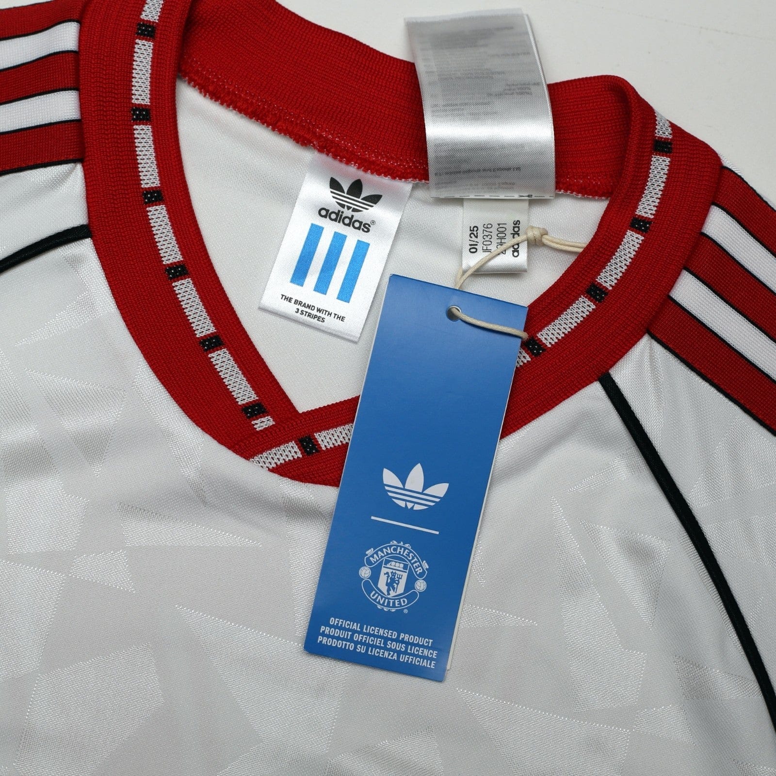 1991 Robson #7 Manchester United adidas Cup Winners Cup Football Shirt (M) BNWT