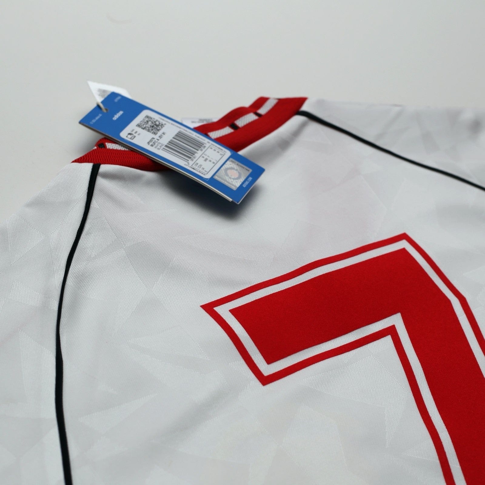 1991 Robson #7 Manchester United adidas Cup Winners Cup Football Shirt (M) BNWT