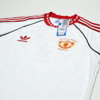 1991 Robson #7 Manchester United adidas Cup Winners Cup Football Shirt (M) BNWT