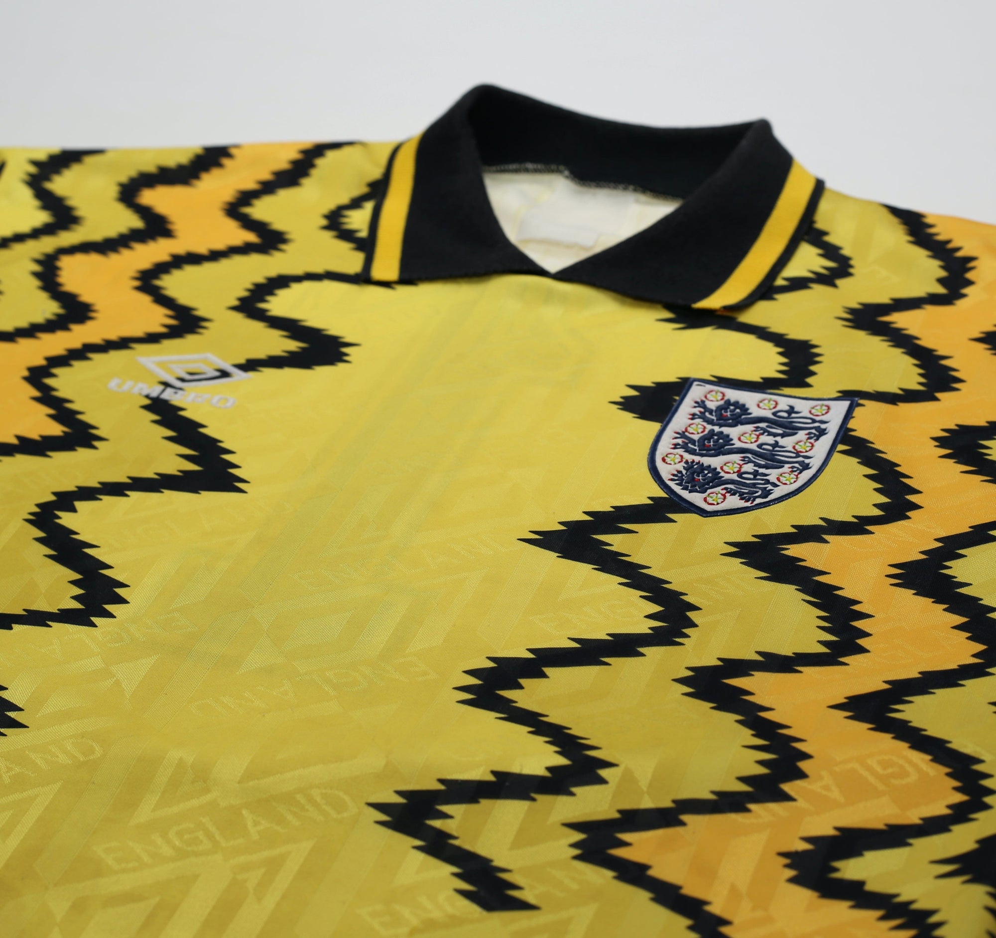 1992/93 #1 ENGLAND Vintage Umbro GK Football Shirt (S) EURO 92