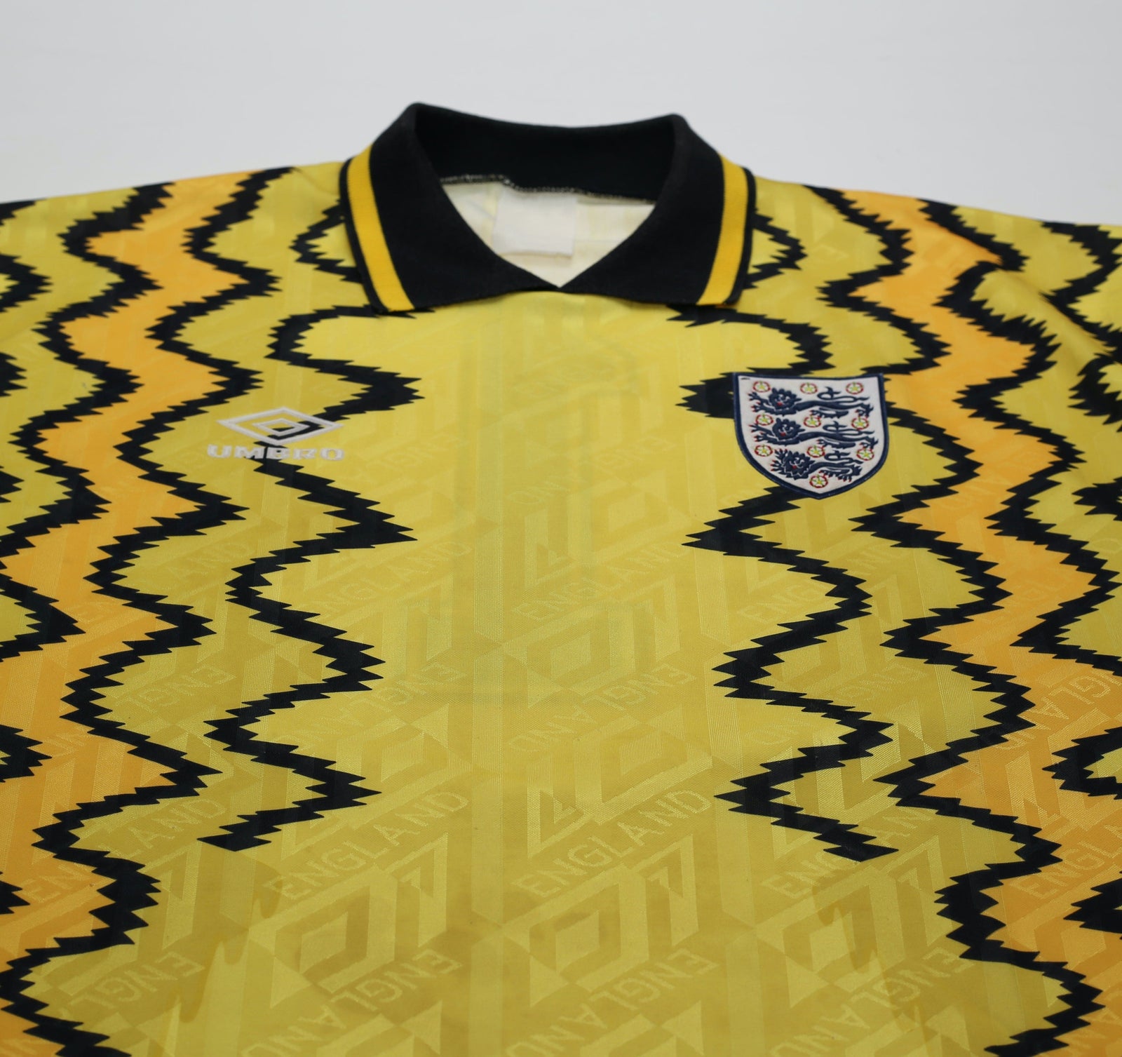 1992/93 #1 ENGLAND Vintage Umbro GK Football Shirt (S) EURO 92