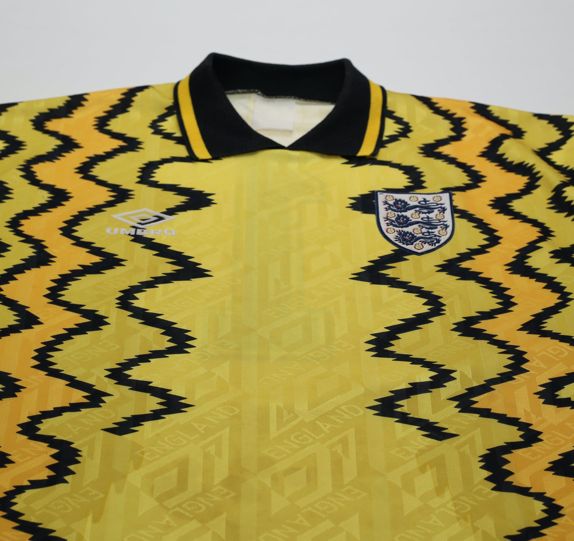 1992/93 #1 ENGLAND Vintage Umbro GK Football Shirt (S) EURO 92