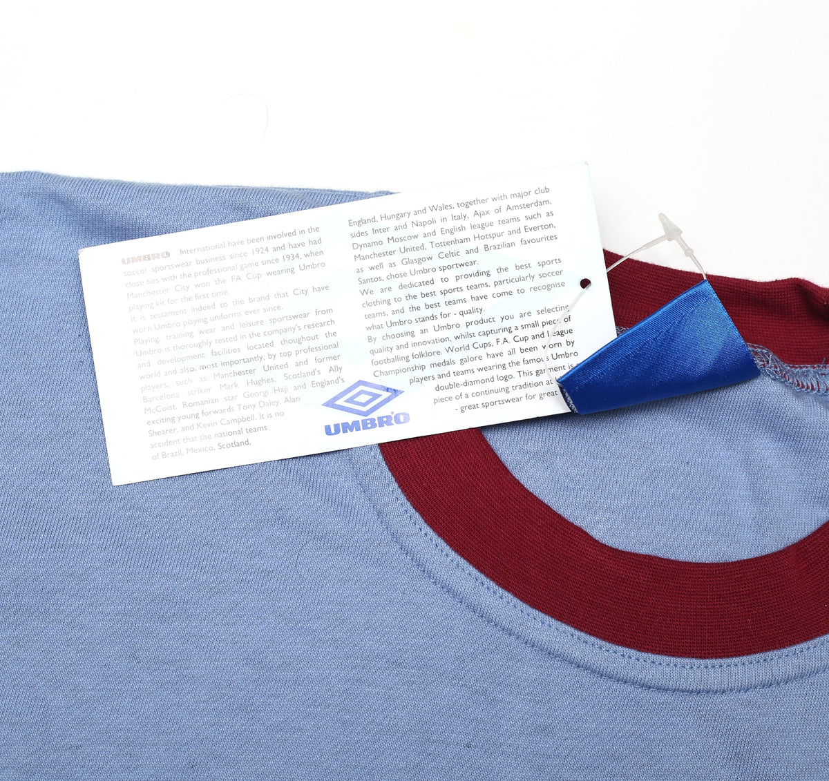 1992/93 ASTON VILLA Vintage Umbro Football Oversize Tee Shirt (L/XXL)