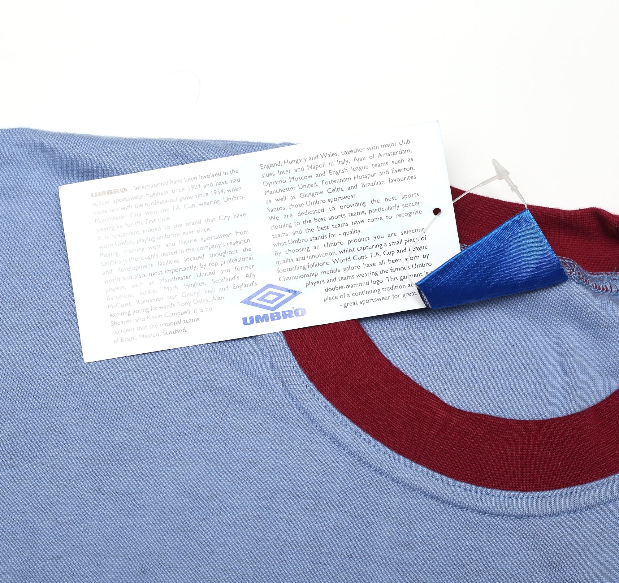 1992/93 ASTON VILLA Vintage Umbro Football Oversize Tee Shirt (L/XXL)