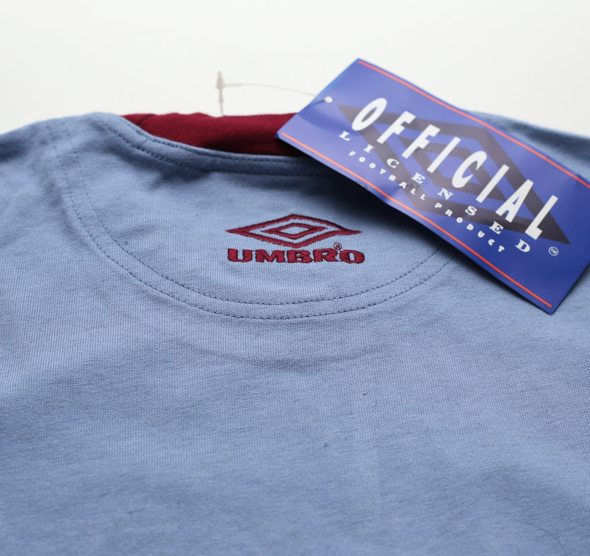 1992/93 ASTON VILLA Vintage Umbro Football Oversize Tee Shirt (L/XXL)