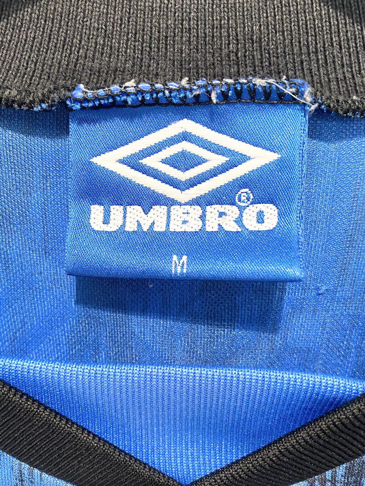 1992/93 CANTONA #7 Manchester United Vintage Umbro Away Football Shirt (M)