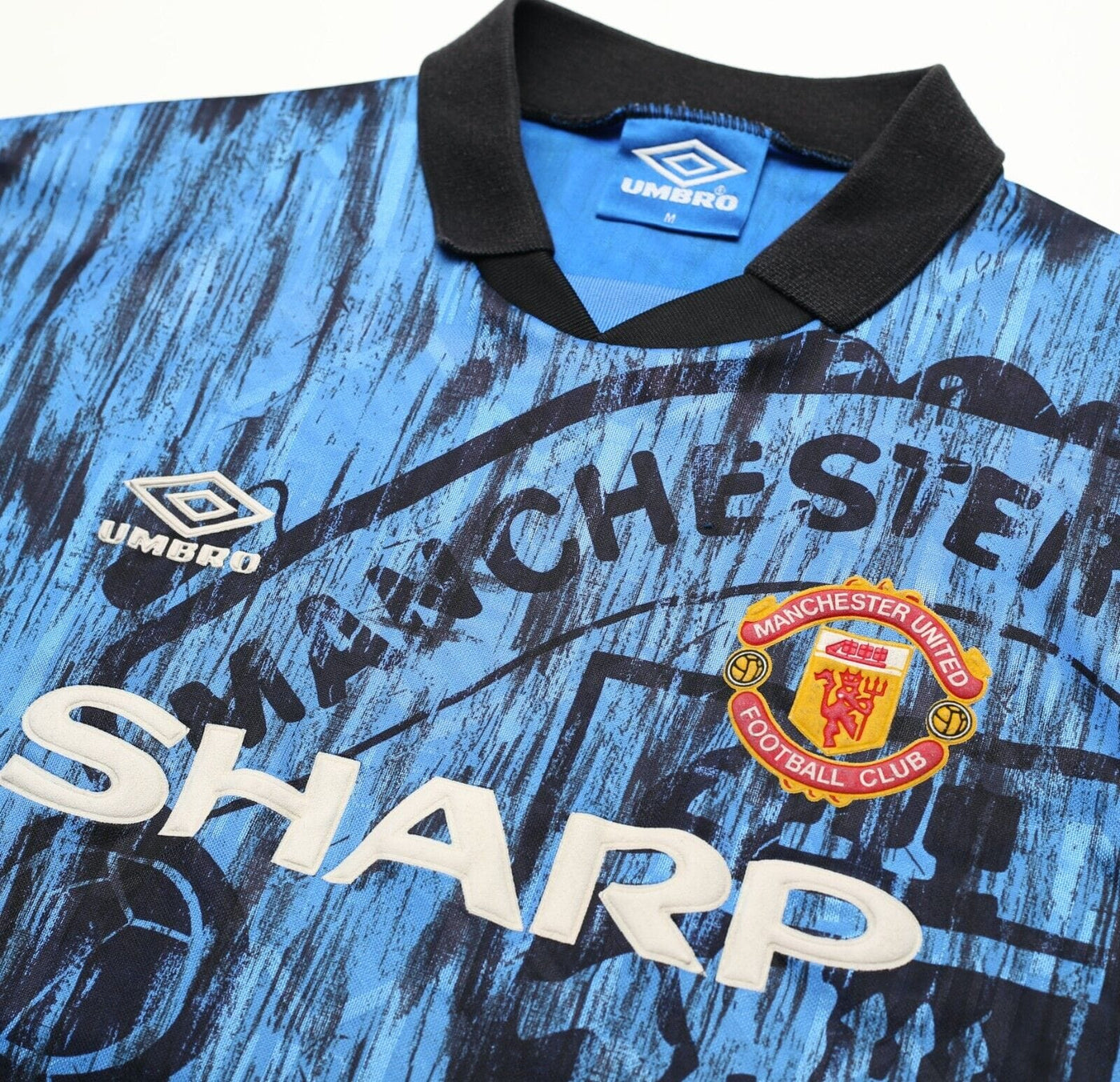 MAILLOT MANCHESTER UNITED 1994 1995 1996 CANTONA n°7 UMBRO vintage shirt XL EUR 164,90 - FR