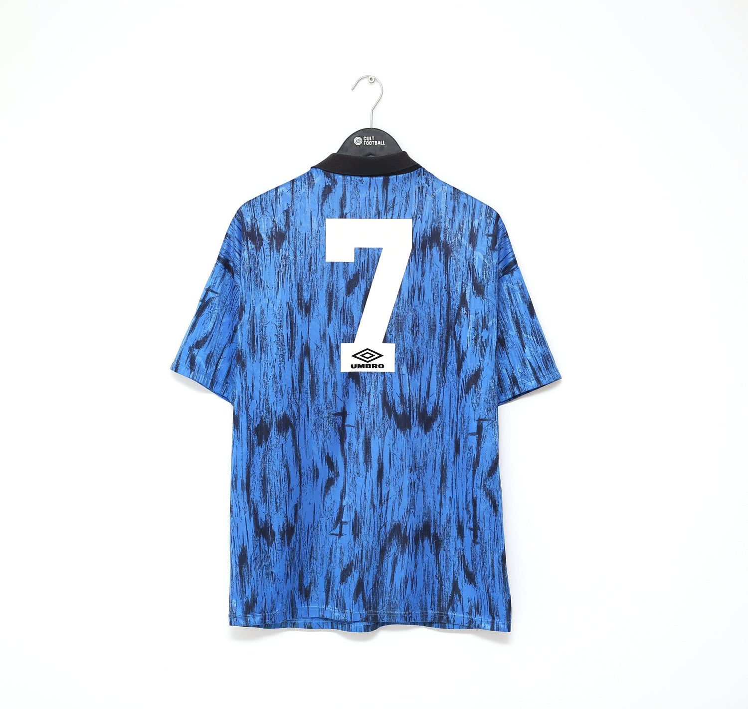 1992/93 CANTONA #7 Manchester United Vintage Umbro Away