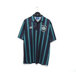 1992/93 CELTIC Vintage Umbro Away Football Shirt Jersey (XL)