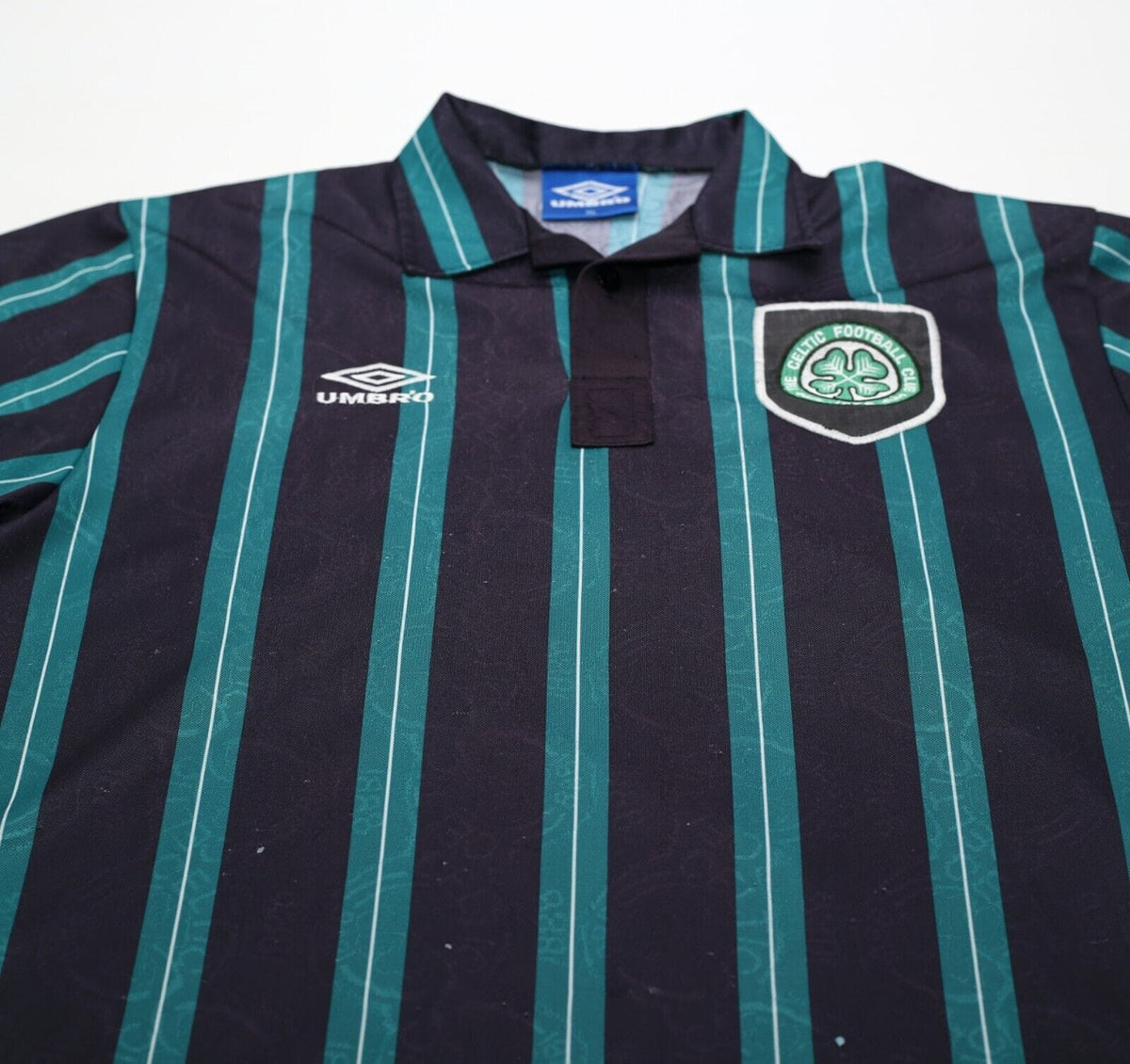 1992/93 Celtic Vintage Umbro Away Football Shirt Jersey (XL