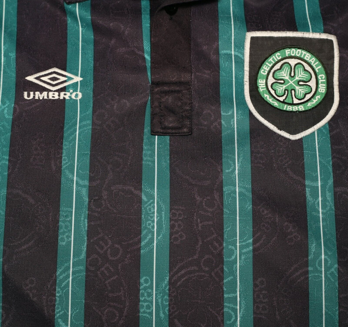 1992/93 Celtic Vintage Umbro Away Football Shirt Jersey (XL